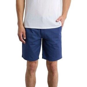 Hurley Essential Cotton Twill Walk Shorts, Navy Blue, Men's Size 36 (NWT)